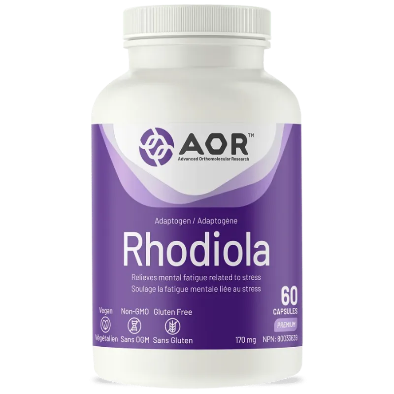 AOR Rhodiola 60 Capsules | Unbeatable Prices, Daily Deals | VITASHOP