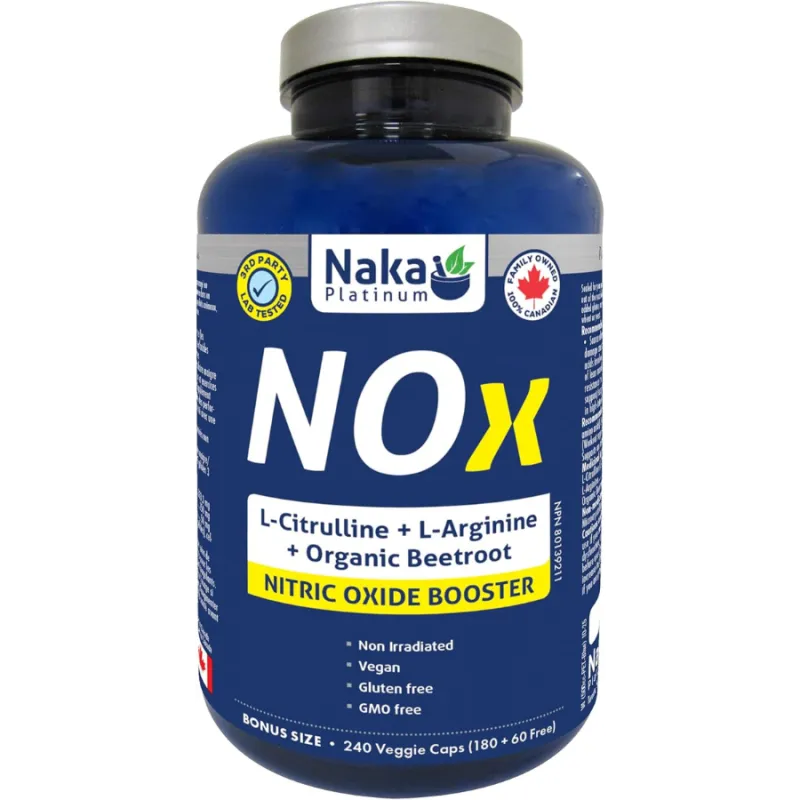 NAKA Platinum NOx 240 Gélules Végétales | Prix imbattables, offres quotidiennes | VITASHOP