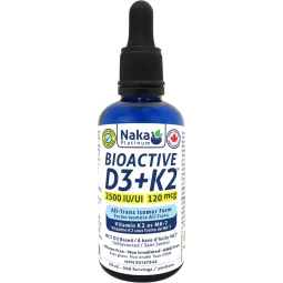 NAKA Platinum BioActive D3+K2 in MCT Oil 2500IU 50mL | Unbeatable Prices, Daily Deals | VITASHOP