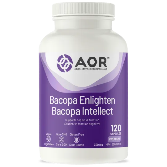 AOR Bacopa Enlighten, 120 Capsules (expiry date: SEP/25) | Unbeatable Prices, Daily Deals | VITASHOP
