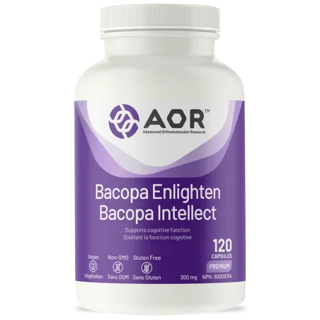 AOR Bacopa Enlighten, 120 Capsules (expiry date: SEP/25) | Unbeatable Prices, Daily Deals | VITASHOP