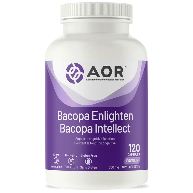 AOR Bacopa Enlighten, 120 Capsules (expiry date: SEP/25) | Unbeatable Prices, Daily Deals | VITASHOP