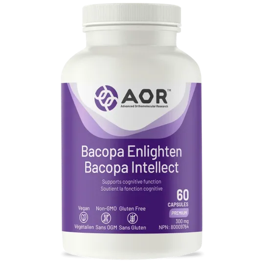 Bacopa Enlighten, 60 gélules | Safest & Easiest Shopping Vitamins Online | VITASHOP