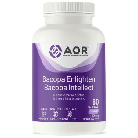AOR Bacopa Enlighten, 60 Capsules (expiry date: SEP/25) | Unbeatable Prices, Daily Deals | VITASHOP