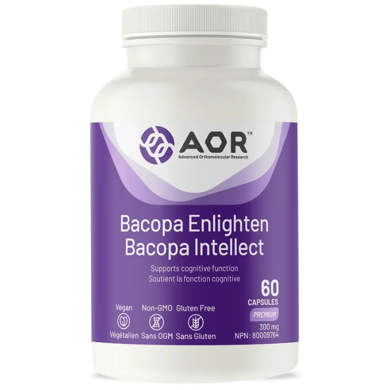 AOR Bacopa Enlighten, 60 Capsules (expiry date: SEP/25) | Unbeatable Prices, Daily Deals | VITASHOP