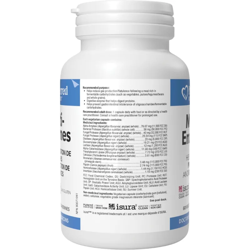 Preferred Nutrition Multi-Enzyme 60 Veg Capsules | Unbeatable Prices, Daily Deals | VITASHOP