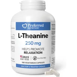 Preferred Nutrition L-테아닌 250 mg 150 정 베지 캡슐 | 압도적인 가격, 데일리 특가 | VITASHOP