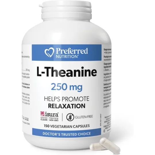 Preferred Nutrition L-테아닌 250 mg 150 정 베지 캡슐 | 압도적인 가격, 데일리 특가 | VITASHOP