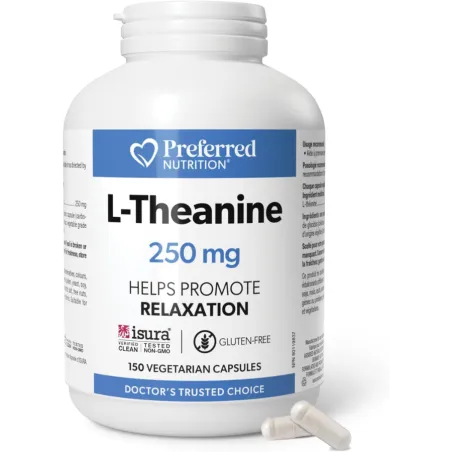 Preferred Nutrition L-테아닌 250 mg 150 정 베지 캡슐 | 압도적인 가격, 데일리 특가 | VITASHOP