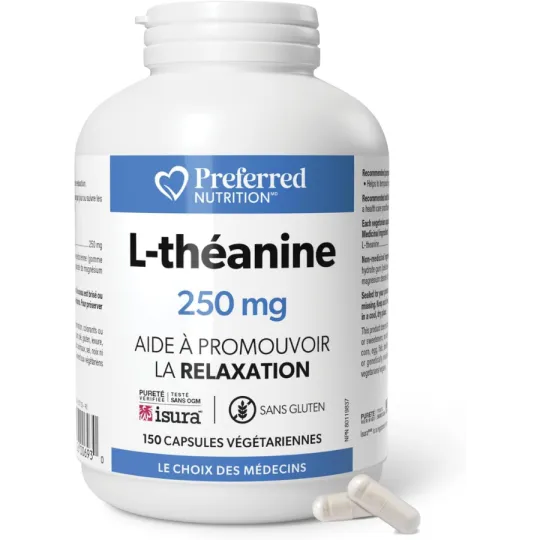 Preferred Nutrition L-테아닌 250 mg 150 정 베지 캡슐 | 압도적인 가격, 데일리 특가 | VITASHOP
