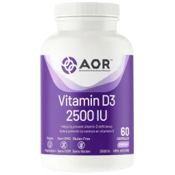 AOR Vitamin D3 2500 IU 60 Capsules | Unbeatable Prices, Daily Deals | VITASHOP