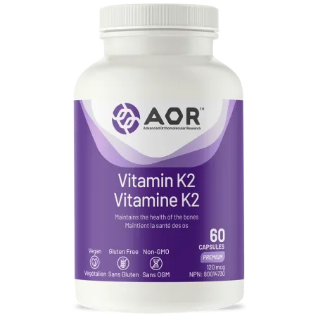 AOR Vitamin K2 60 Capsules | Unbeatable Prices, Daily Deals | VITASHOP