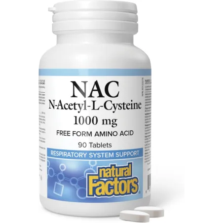 Natural Factors N-乙酰半胱氨酸 1000 mg 90 片 | 无敌价格，每日特惠 | VITASHOP