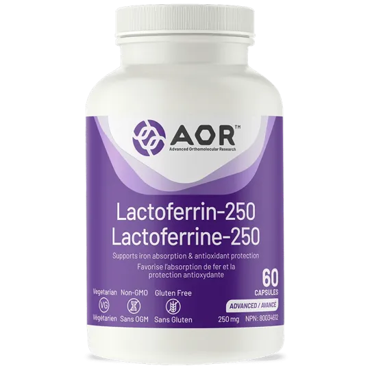AOR Lactoferrin-250, 60 Capsules | 每天不同折扣, 全网最低价格 | 种类齐全的保健品店铺 VITASHOP, 只有你想不到, 没有你买不到 !