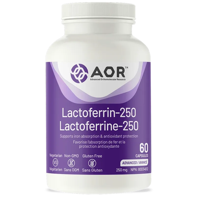 AOR Lactoferrin-250, 60 Capsules | 每天不同折扣, 全网最低价格 | 种类齐全的保健品店铺 VITASHOP, 只有你想不到, 没有你买不到 !