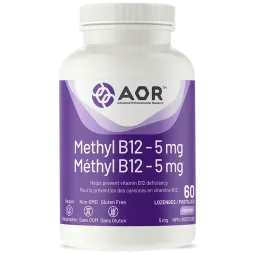 AOR Methyl B12 - 5mg, 60 Lozenges | Unbeatable Prices, Daily Deals | VITASHOP