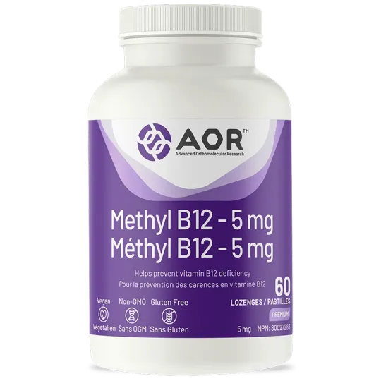 AOR 에이오알 메틸 B12 - 5mg, 60정 | 매일 업데이트되는 특가 상품 | VITASHOP