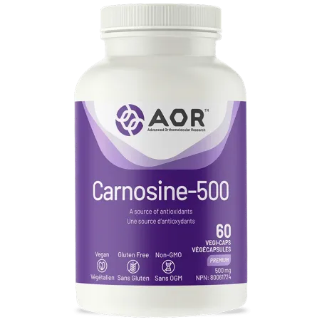 Carnosine-500, 60 Capsules | Safest & Easiest Shopping Vitamins Online | VITASHOP