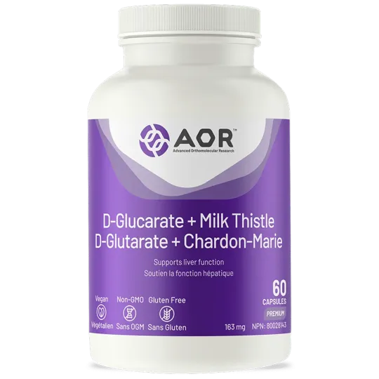 D-Glucarate + Chardon-Marie, 60 Capsules | Safest & Easiest Shopping Vitamins Online | VITASHOP