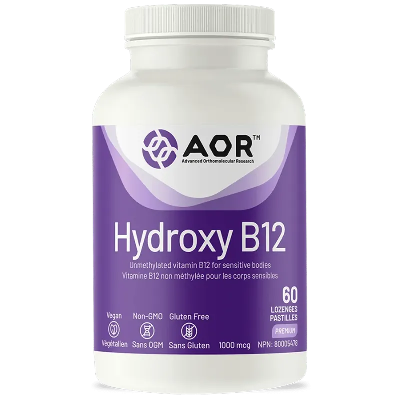 AOR Hydroxy B12, 60 Lozenges | Unbeatable Prices, Daily Deals | VITASHOP