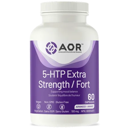 AOR 5-HTP Extra Strength, 60 Capsules | Unbeatable Prices, Daily Deals | VITASHOP
