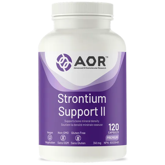 AOR Strontium Support II 120 Capsules | Unbeatable Prices, Daily Deals | VITASHOP