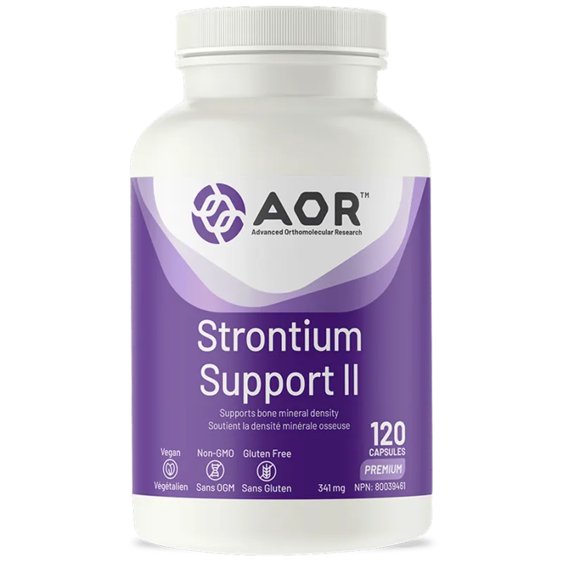 AOR Strontium Support II 120 Capsules | Unbeatable Prices, Daily Deals | VITASHOP