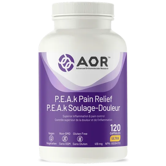 P.E.A.k Soulagement de la douleur, 120 Capsules | Safest & Easiest Shopping Vitamins Online | VITASHOP