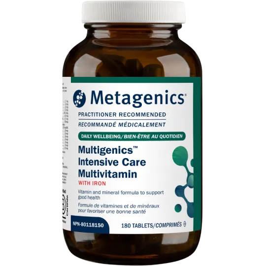 Metagenics Multigenics Intensive Care Multivitamin with Iron 180 Tablets | Unbeatable Prices, Daily Deals | VITASHOP