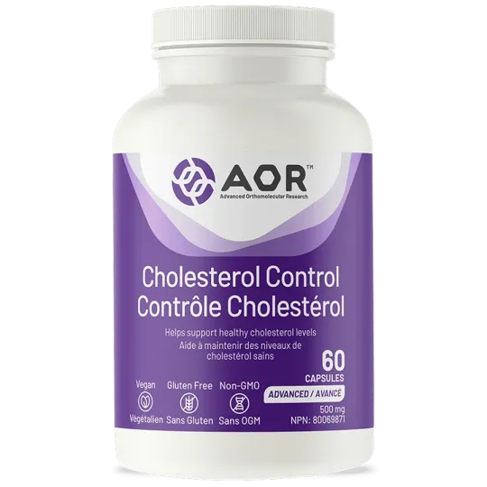 Contrôle du cholestérol, 60 capsules | Safest & Easiest Shopping Vitamins Online | VITASHOP