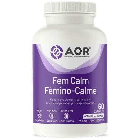 AOR Fem Calm, 60 Capsules | Unbeatable Prices, Daily Deals | VITASHOP
