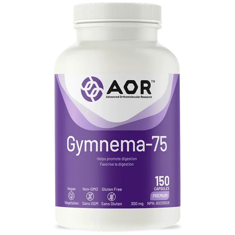 AOR Gymnema-75, 150 Capsules | Unbeatable Prices, Daily Deals | VITASHOP