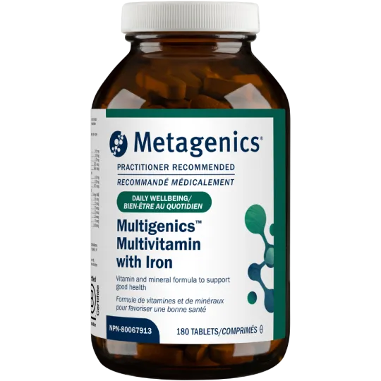 Metagenics Multigenics Multivitamin with Iron 180 Tablets | Unbeatable Prices, Daily Deals | VITASHOP