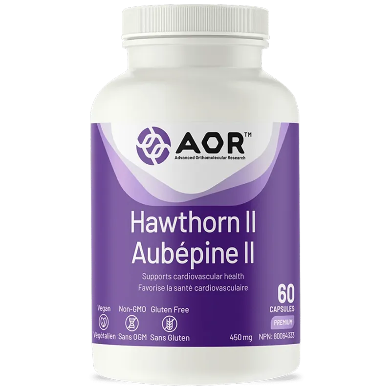 AOR Hawthorn II, 60 Capsules | Unbeatable Prices, Daily Deals | VITASHOP