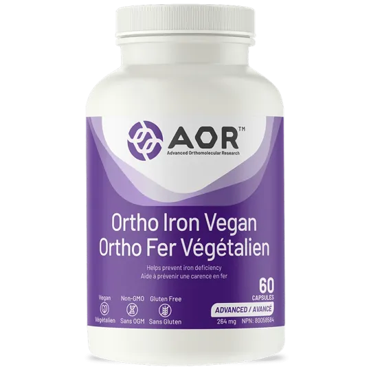 AOR Ortho Iron Vegan, 60 Capsules | Unbeatable Prices, Daily Deals | VITASHOP