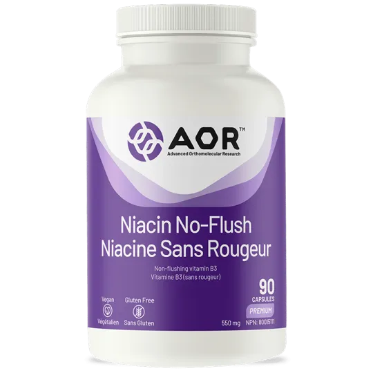 AOR Niacin No-Flush, 90 Capsules | Unbeatable Prices, Daily Deals | VITASHOP