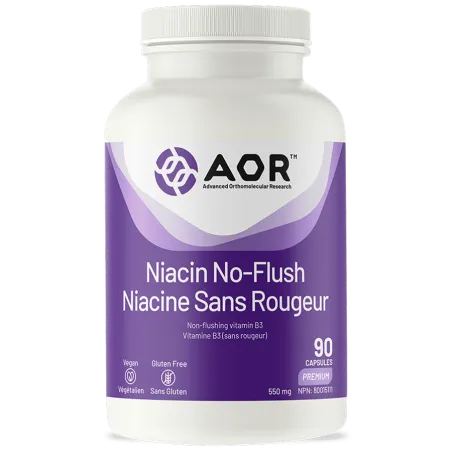 AOR Niacin No-Flush, 90 Capsules | Unbeatable Prices, Daily Deals | VITASHOP
