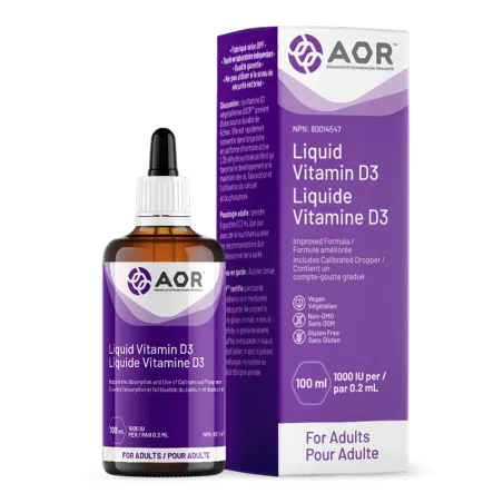 AOR Vitamin D3 Liquid (Adult) 100 mL | Unbeatable Prices, Daily Deals | VITASHOP