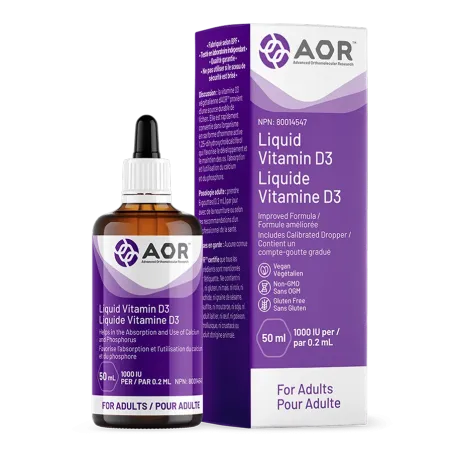 AOR Vitamin D3 Liquid (Adult) 50 mL | Unbeatable Prices, Daily Deals | VITASHOP