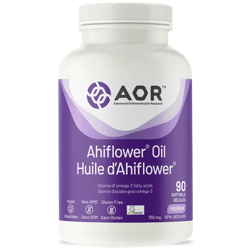 AOR 아히플라워 오일 750mg, 90 소프트젤