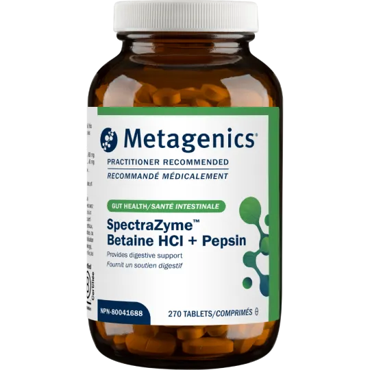 Metagenics SpectraZyme 베타인 HCl + 펩신 270정 | 파격적인 가격, 데일리 특가 | VITASHOP