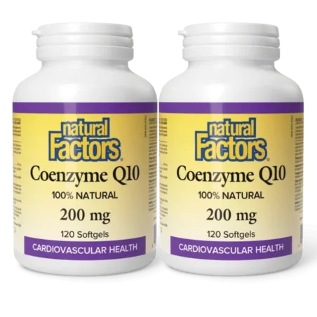 Coenzyme Q10 100% Natural 200 mg, 120 Softgels | Safest & Easiest Shopping Vitamins Online | VITASHOP