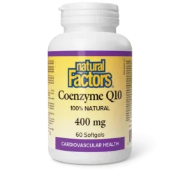 Natural Factors Coenzyme Q10 400 mg, 60 Softgels | 每天不同折扣, 全网最低价格 | 种类齐全的保健品店铺 VITASHOP, 只有你想不到, 没有你买不到 !