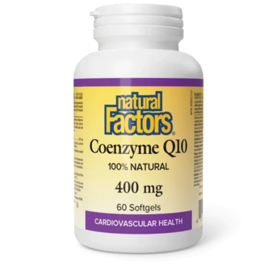 Natural Factors 내추럴 팩터스 코엔자임 Q10 400mg, 소프트젤 60정 | 매일 업데이트되는 특가 상품 | VITASHOP