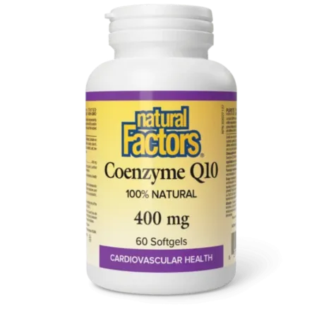 Natural Factors 내추럴 팩터스 코엔자임 Q10 400mg, 소프트젤 60정 | 매일 업데이트되는 특가 상품 | VITASHOP