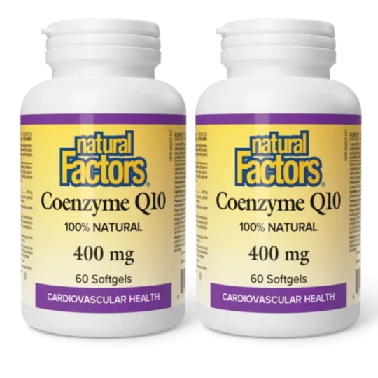 Natural Factors Coenzyme Q10 400 mg, 60 Softgels | 每天不同折扣, 全网最低价格 | 种类齐全的保健品店铺 VITASHOP, 只有你想不到, 没有你买不到 !