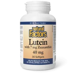 Natural Factors 내추럴 팩터스 루테인 40 mg, 30 소프트젤 | 매일 업데이트되는 특가 상품 | VITASHOP