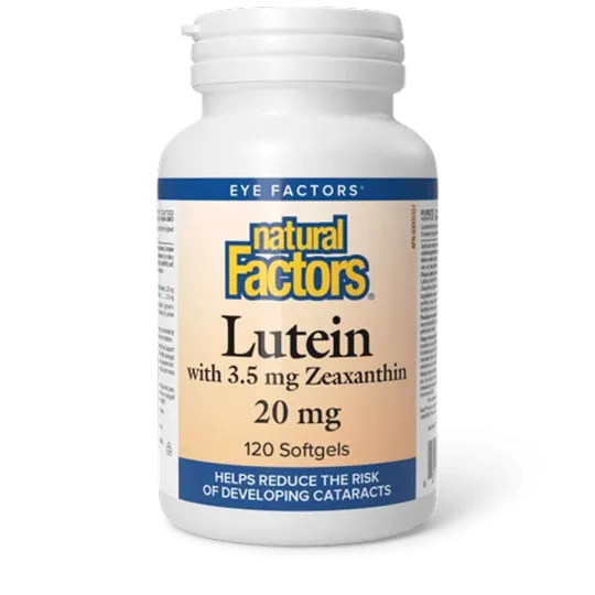 Natural Factors 내추럴 팩터스 루테인 20 mg, 120 소프트젤 | 매일 업데이트되는 특가 상품 | VITASHOP