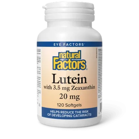 Natural Factors 내추럴 팩터스 루테인 20 mg, 120 소프트젤 | 매일 업데이트되는 특가 상품 | VITASHOP