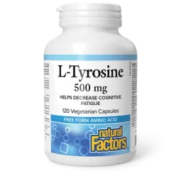 L-酪氨酸 500mg | 120粒植物胶囊 | 特价商品 | VitaShop